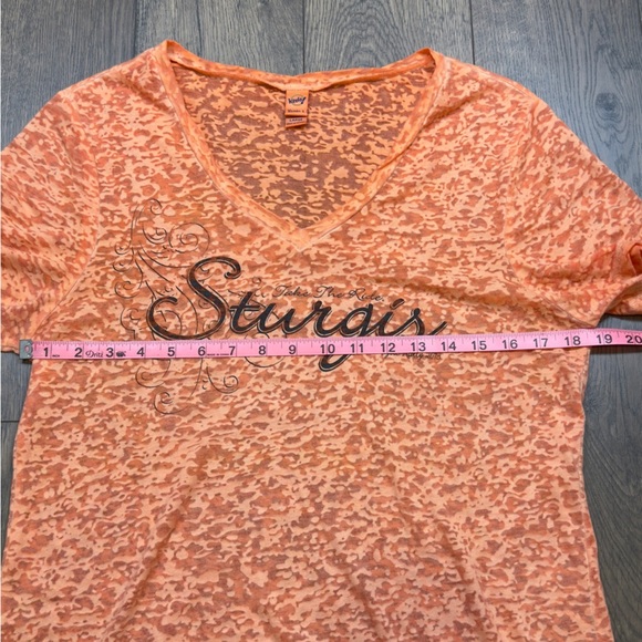 Sturgis 2018 Burn Out Woman’s Tee Size Large - Picture 4 of 7